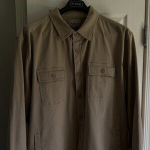Flag & Anthem Dunn Stretch Shirt Jacket Men’s XXXL Tan Khaki